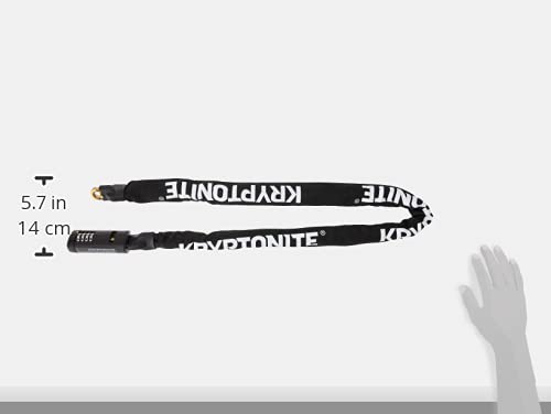 Kryptonite Keeper 712 Combo Bike Chain Lock  4 Feet Long 7mm Steel Chain Heavy Duty Anti-Theft Bicycle Chain Lock  4-Digit Resettable Combination Lock for E-Bike Scooter Road Mountain Bikes - Image 3
